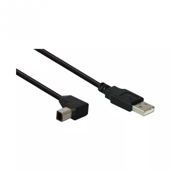 Good Connections Kabel USB 2.0 A na kątowy B, 0,5 m, czarny