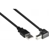 Good Connections USB 2.0 Kabel A do kątowego B 1m Czarny