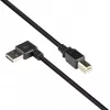 Good Connections USB 2.0 Cable Type-A Angled to Type-B - Black - 0.5m