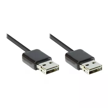 Good Connections USB 2.0 High-Speed EASY kabel A męski na A męski, 2m, czarny