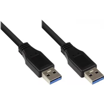 Kabel USB 3.0 Good Connections, Type-A męski do Type-A męski, czarny, 0,5 m 2712-S005