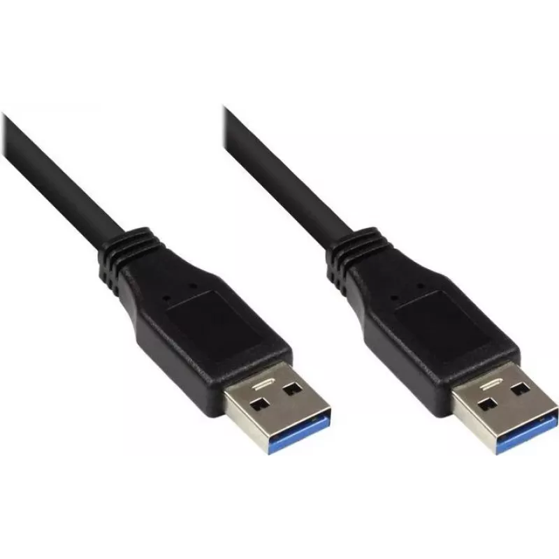 Kabel USB 3.0 Good Connections, Type-A męski do Type-A męski, czarny, 0,5 m 2712-S005