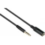 Przedłużacz audio GoodConnections 3,5mm 4-biegunowy TRRS, wtyk do gniazda, 3m, czarny AS-35V4B3