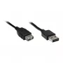 Przewód przedłużający USB 2.0 GoodConnections Alcasa 2511-EU01, USB-A męski do USB-A żeńskiego, 1,8 m, czarny