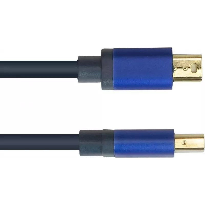 Kabel GoodConnections Alcasa 4824-SF010B Mini DisplayPort na DisplayPort 1m niebieski 4K@60Hz