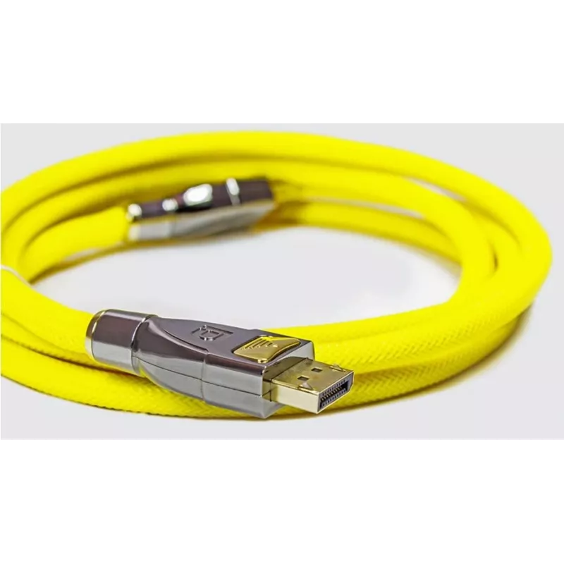 Kabel GoodConnections Alcasa Python DisplayPort 1.4 8K 60Hz 2m męski do męskiego pozłacany GC-M0074