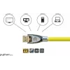 Kabel GoodConnections Alcasa Python DisplayPort 1.4 8K 60Hz 2m męski do męskiego pozłacany GC-M0074