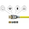 Kabel GoodConnections Alcasa Python DisplayPort 1.4 8K 60Hz 2m męski do męskiego pozłacany GC-M0074