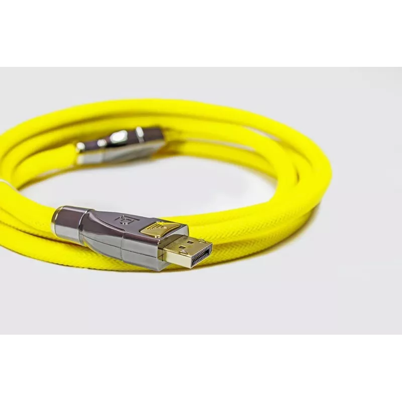 Kabel GoodConnections Alcasa Python DisplayPort 1.4 8K 60Hz 2m męski do męskiego pozłacany GC-M0074