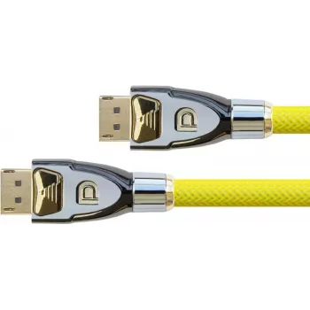 Kabel GoodConnections Alcasa Python DisplayPort 1.4 8K 60Hz 2m męski do męskiego pozłacany GC-M0074