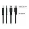 GoodConnections Alcasa UK20P-AEA-020S Przedłużacz USB 2.0, USB-A męski do USB-A żeński, 2 m, czarny