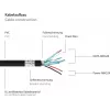GoodConnections Alcasa UK30P-AA-030S USB 3.2 Gen 1 Cable – USB-A do USB-A, 3 m, czarny
