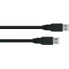 GoodConnections Alcasa UK30P-AA-030S USB 3.2 Gen 1 Cable – USB-A do USB-A, 3 m, czarny