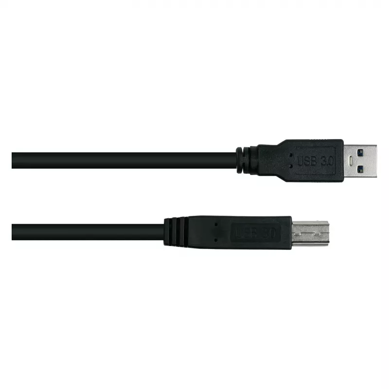 GoodConnections Alcasa UK30P-AB-005S Kabel USB 3.2 Gen 1, USB-A do USB-B, 0,5 m, czarny