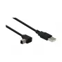 GoodConnections Alcasa Kabel USB 2.0 A na B Kątowy, 5 m, Czarny