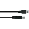 GoodConnections Alcasa USB 3.2 Gen 1 Kabel A na B 1.8m Czarny
