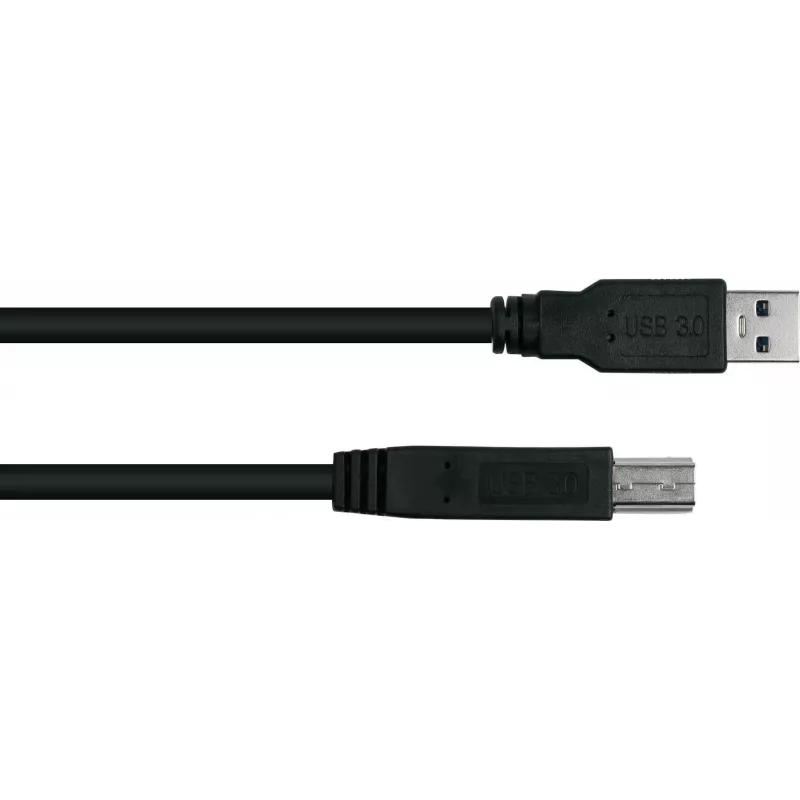 GoodConnections Alcasa USB 3.2 Gen 1 Kabel A na B 1.8m Czarny