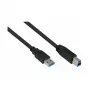 GoodConnections Alcasa USB 3.2 Gen 1 Kabel A na B 1.8m Czarny