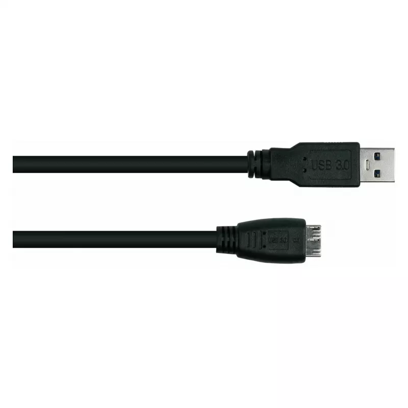 GoodConnections Alcasa Kabel USB 3.2 Gen 1, USB-A do Micro-B, 1,8 m, czarny