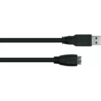 Kabel GoodConnections Alcasa USB 3.2 Gen 1, USB-A do Micro-B, 3 m, czarny UK30P-AMB-030S