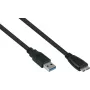 Kabel GoodConnections Alcasa USB 3.2 Gen 1, USB-A do Micro-B, 3 m, czarny UK30P-AMB-030S