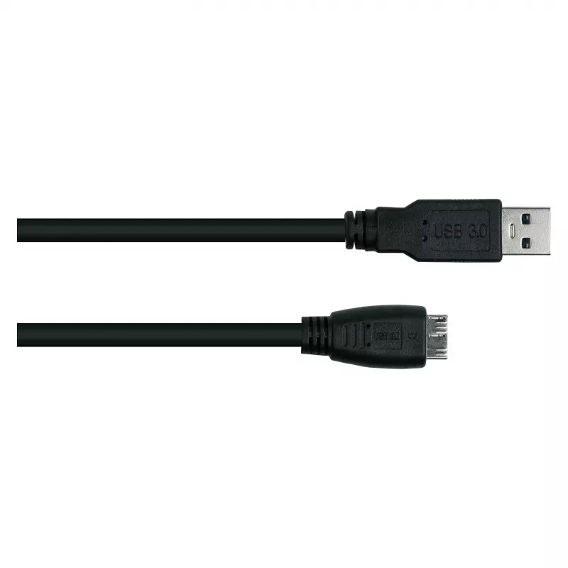 Kabel GoodConnections Alcasa USB 3.2 Gen 1, USB-A na Micro-USB B, 1 m, czarny