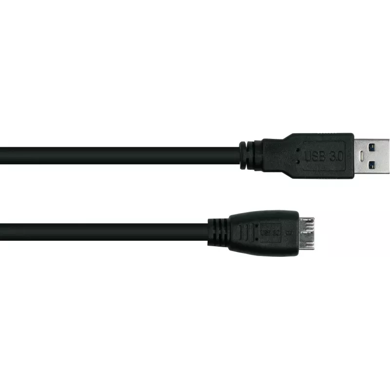 Kabel GoodConnections Alcasa USB 3.2 Gen 1, USB-A na Micro-USB B, 1 m, czarny