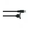 GoodConnections Alcasa USB 3.2 Gen 1 Przedłużacz, USB-A męski do USB-A męskiego, 2 m, czarny