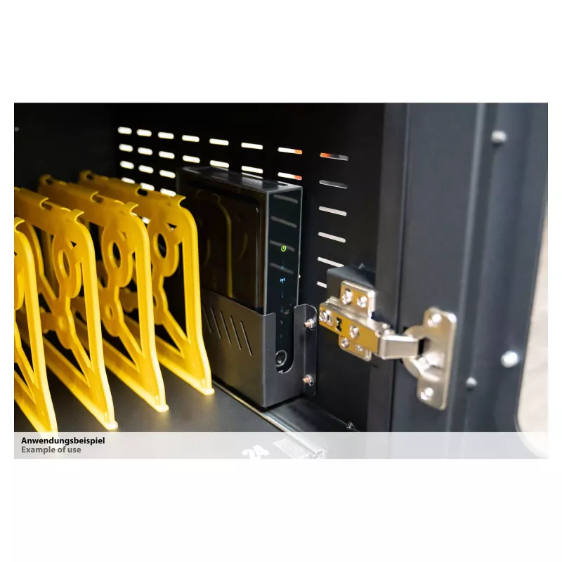 GoodConnections ANTARES PRO N24C Wózek do ładowania notebooków do 15,6 cala, USB-C 65W PD 3.0, dezynfekcja UVC, czarny