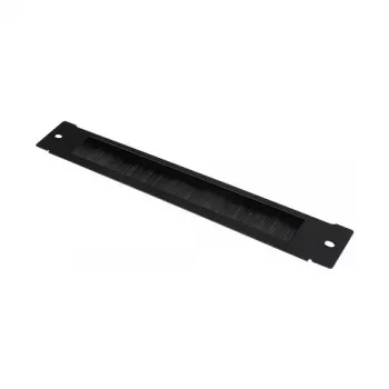 GoodConnections Brush Strip 380 mm x 57 mm do Good Connections 19 inch Szafy Ściennej FLAT-Pack (GC-RFxxxS), Głęboka Czerń (RAL 9005)