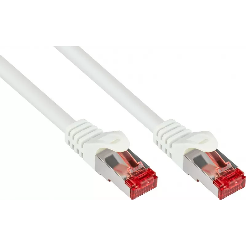 GoodConnections kabel krosowy kat.6 S/FTP z bezzałamaną osłoną, PiMF, PVC, 250MHz, biały, 20m (8060-200W)