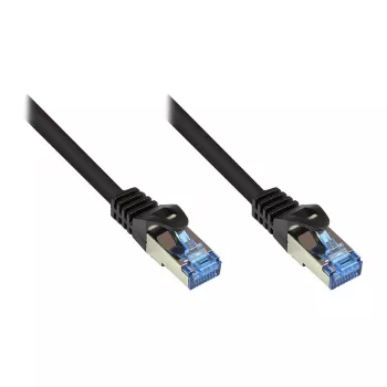 GoodConnections Cat.6A S/FTP Patch Cable with RNS Latch Protection, 20m, Black
