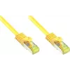 GoodConnections Kat.7 Kabel krosowy RJ45 - 25m, Żółty, S/FTP PiMF, Bezhalogenowy, 600MHz (8070R-250Y)