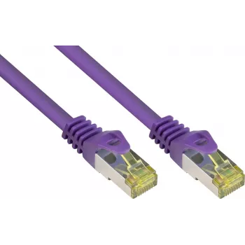 Kabel krosowy GoodConnections Cat.7 S/FTP z ochroną zatrzasku RNS®, 40 m, fioletowy 8070R-400V