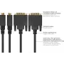 GoodConnections DisplayPort na DVI-D 24+1 Kabel Połączeniowy - Styki Pozłacane 24K - OFC - Czarny - 5m