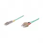 GoodConnections Kabel krosowy światłowodowy duplex OM3 wielomodowy 50/125 µm LC/SC, LSZH, odwracalna polaryzacja, 5m, morski