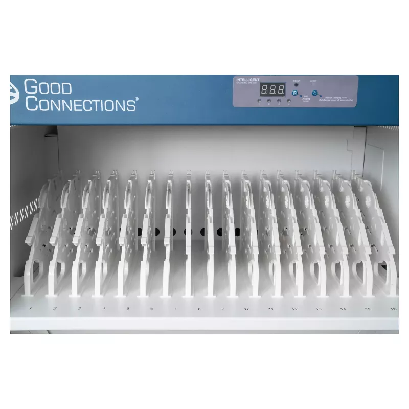 GoodConnections GEMMA N32 Wózek ładujący do notebooków Biały/Niebieski