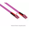 Kabel światłowodowy patchcord GoodConnections LC/LC Duplex OM4 Multimode, 2 m, Aqua, LSZH LW-802LC4