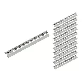 Znaczniki numeryczne GoodConnections do kabli światłowodowych LC, oznaczenie od 10 do 254,00 cm w krokach co 10, zestaw 10 sztuk, Good Connections® (GC-N0071)