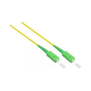 GoodConnections OS2 Simplex Światłowodowy Kabel krosowy SC/SC SM 9/125 30m LSZH Żółty