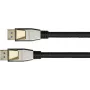 Kabel GoodConnections PREMIUM DisplayPort 2.0, 54 Gbit/s, UHBR 13.5, 4K @240Hz / 8K @60Hz, metalowe złącza, miedź (DP20-PY020)
