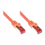GoodConnections RNS® Cat.6 S/FTP Kabel krosowy z ochroną zatrzasku, Pomarańczowy, 20m (8060-200O)