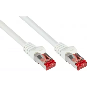 Kabel krosowy GoodConnections RNS® Cat.6 S/FTP PiMF z ochroną zatrzasku, biały, 25m 8060-250W