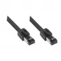 GoodConnections RNS® Cat.8.1 S/FTP Patch Cable, 0.5m, Czarny, LSZH, 40 Gbit/s, 2000 MHz