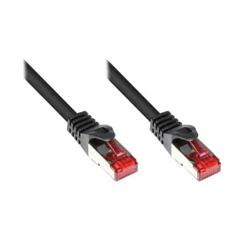GoodConnections RNS® Patch Cable z zabezpieczeniem zatrzasku, Cat. 6, S/FTP, PiMF, PVC, 250 MHz, Czarny, 20 m