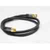 Kabel antenowy SAT GoodConnections SmartFLEX, IEC/Coax wtyk kątowy do gniazda, pozłacany, poczwórnie ekranowany, ekranowanie 120dB, czarny, 15m (GC-M2078)