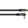 Kabel antenowy SAT GoodConnections SmartFLEX, IEC/Coax wtyk kątowy do gniazda, pozłacany, poczwórnie ekranowany, ekranowanie 120dB, czarny, 15m (GC-M2078)
