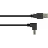 GoodConnections Kabel USB 2.0 A do B kątowy 3m czarny 2510-3W