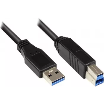 GoodConnections USB 3.0 Cable A to B Black 5m