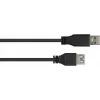 GoodConnections Kabel przedłużający USB 3.0 – A Męski na A Żeński, 1,8m, Czarny (2711-S02)
